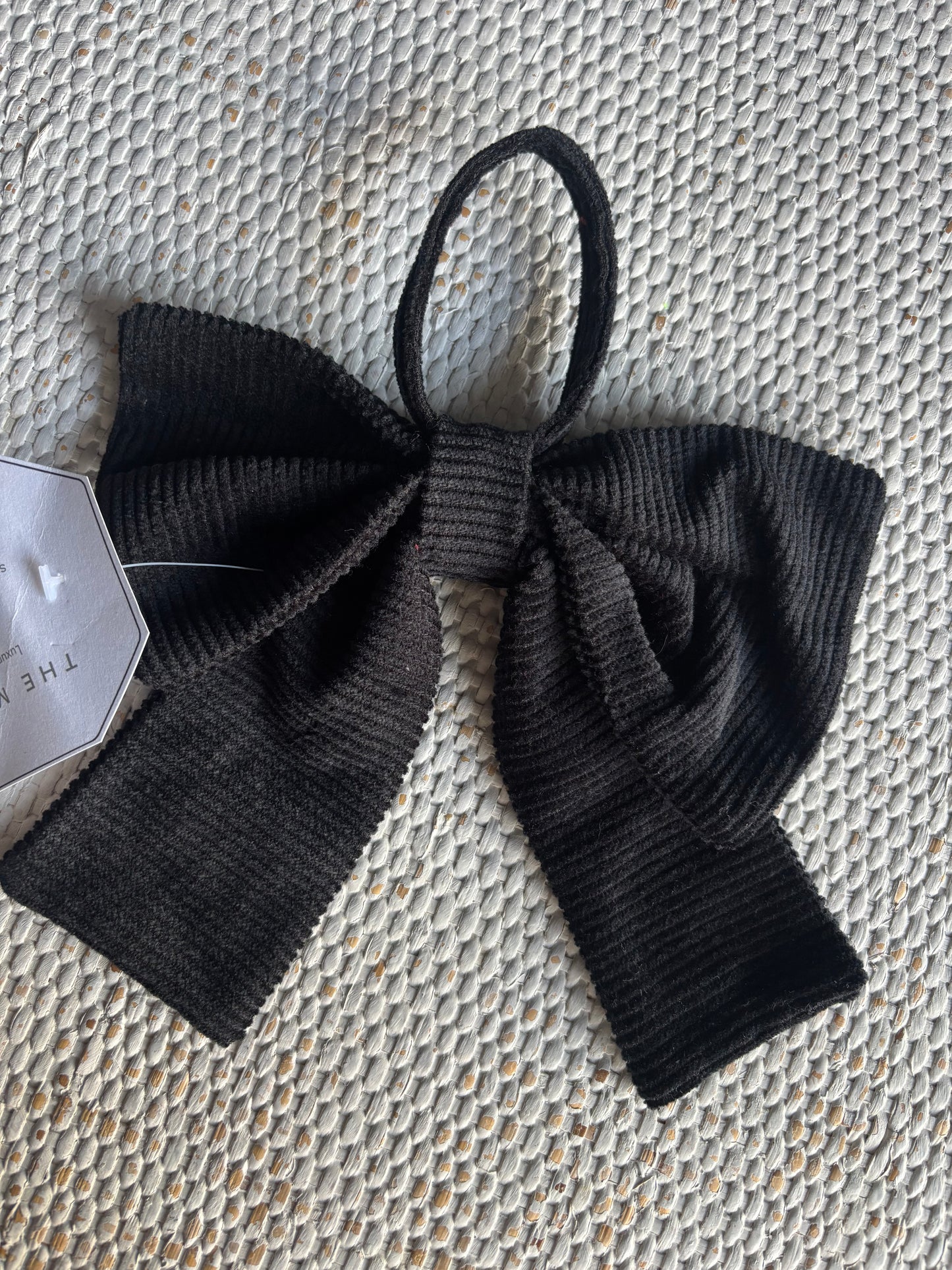 Decorative Bow - Midnight Black