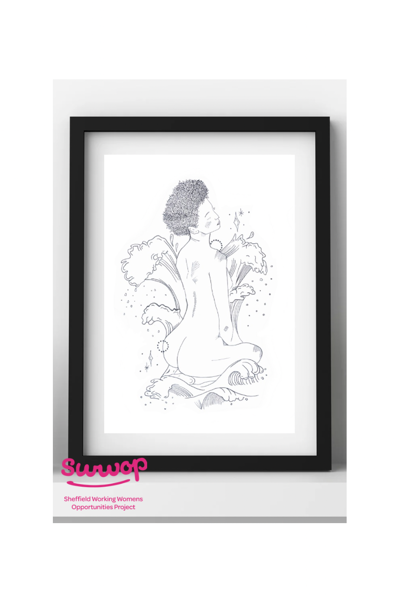 'Amphitrite' A4 Print - The Divine Feminine