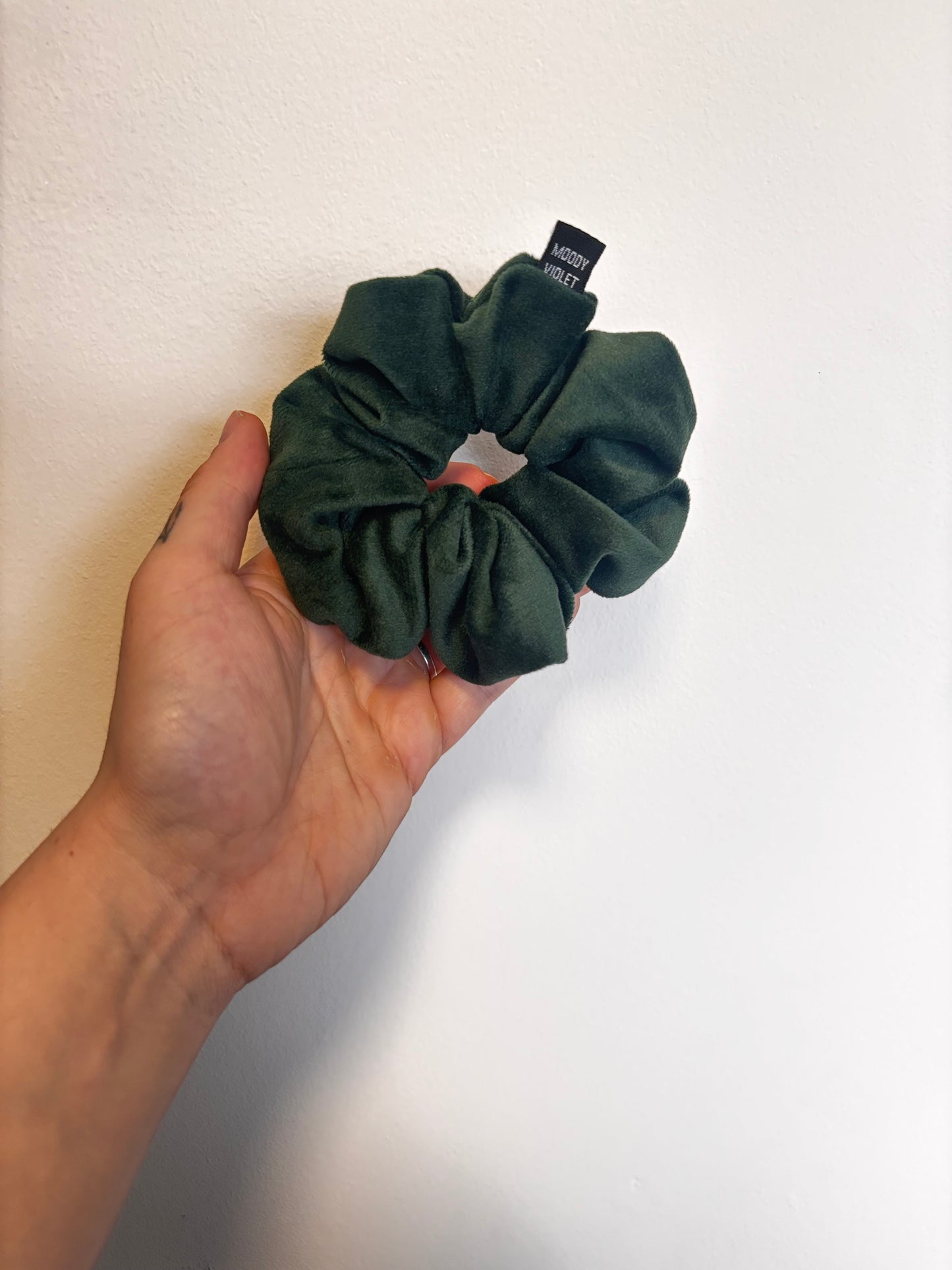 Luxury Scrunchie - Forest Green