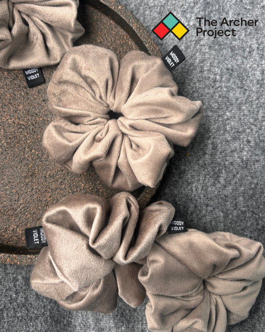 Luxury Scrunchie - Cedar