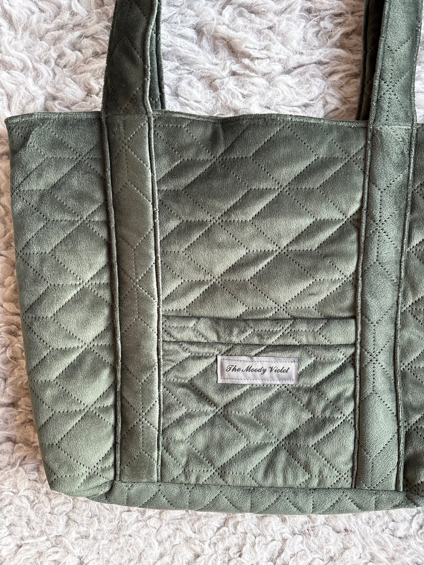 Luxury Heavy Duty Shopper - Deep Olive