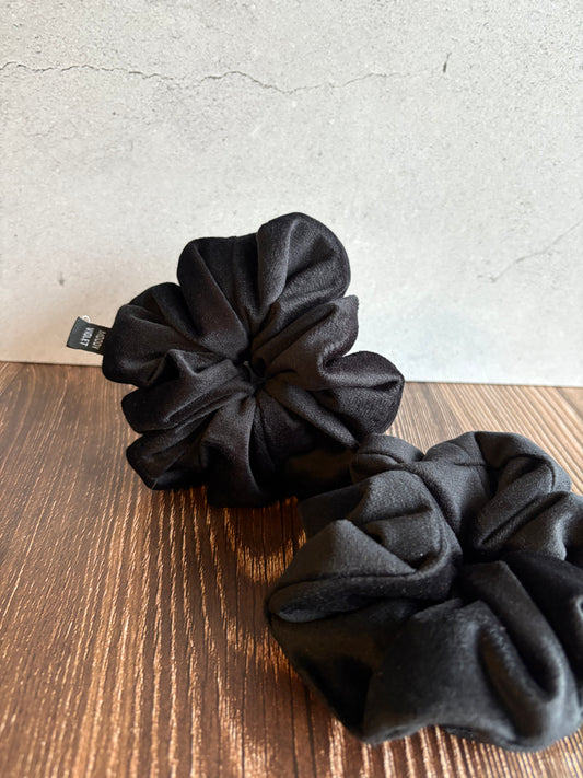 Luxury Scrunchie - Midnight Black