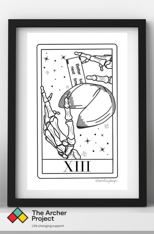 ‘XIII Death' A5 Print - The Tarot