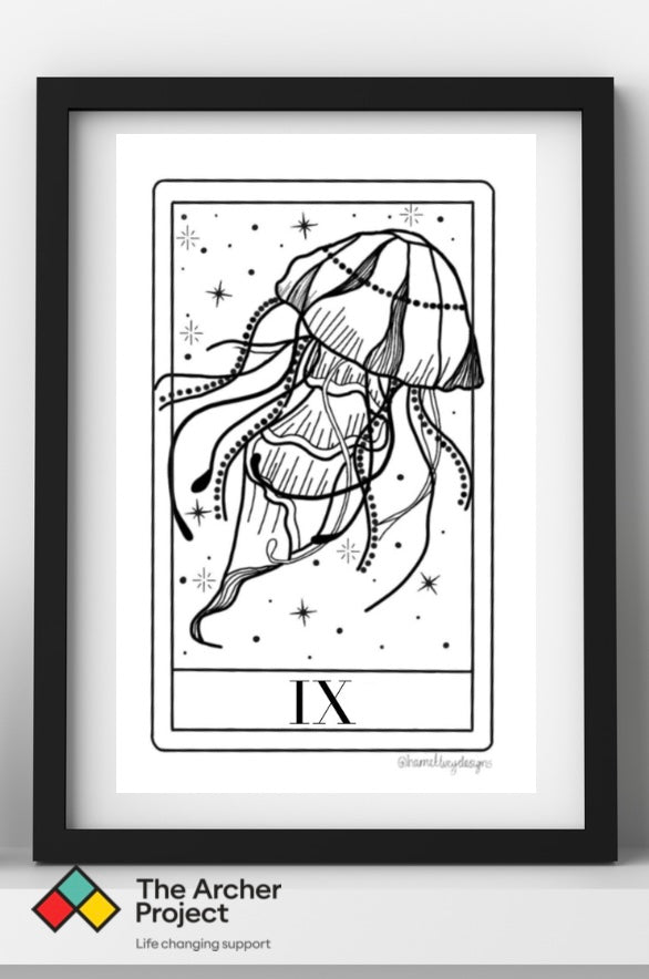 ‘IX Hermit' A5 Print - The Tarot