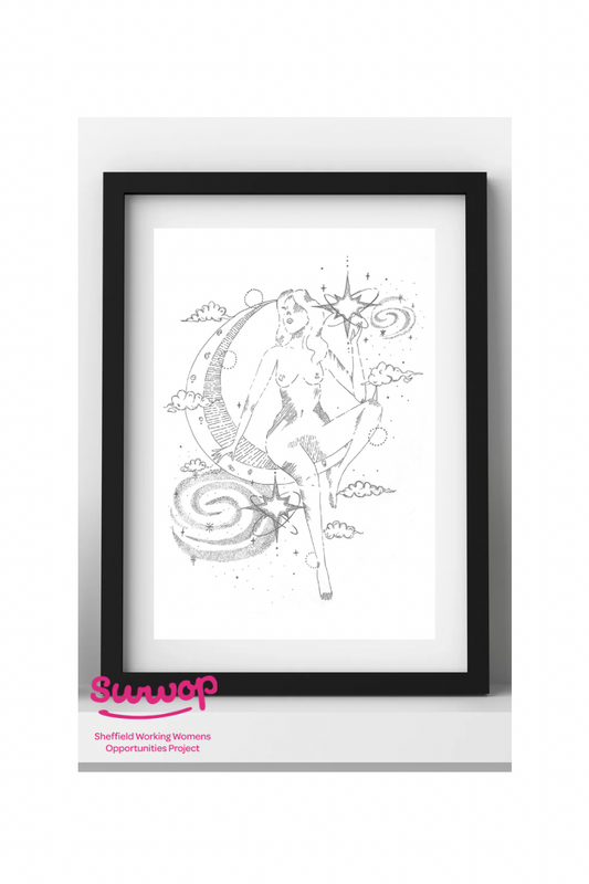 'Luna' A4 Print - The Divine Feminine